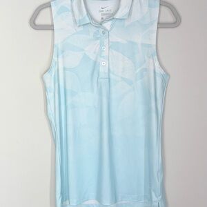 Nike Dry Fit Collared Tennis/golf Tank Size S 1090 Athleisure